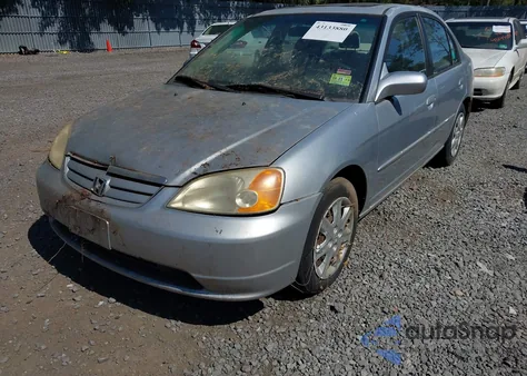2003 Honda Civic Ex из США, поврежденный, VIN 2HGES26863H551950